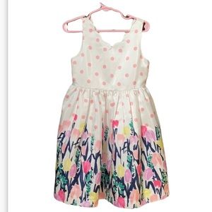 Gymboree flowers and dots dress size 4
